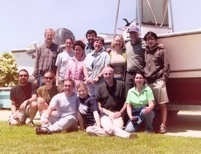 Lab members in group photo