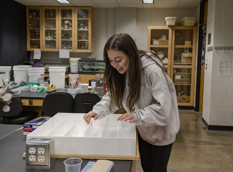 Photo from Animal Behavior Laboratory course in Fall 2023