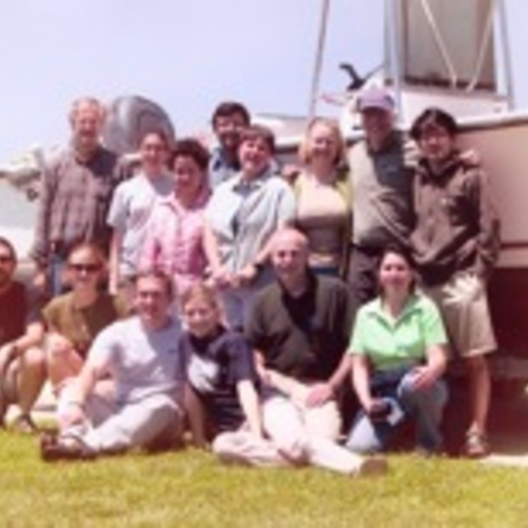 Lab members in group photo